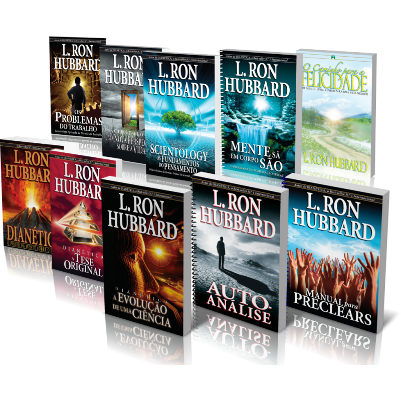 Lot de 10 livres (portugais)